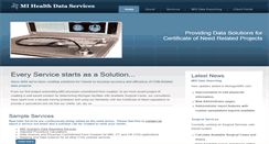 Desktop Screenshot of mihealthdata.com